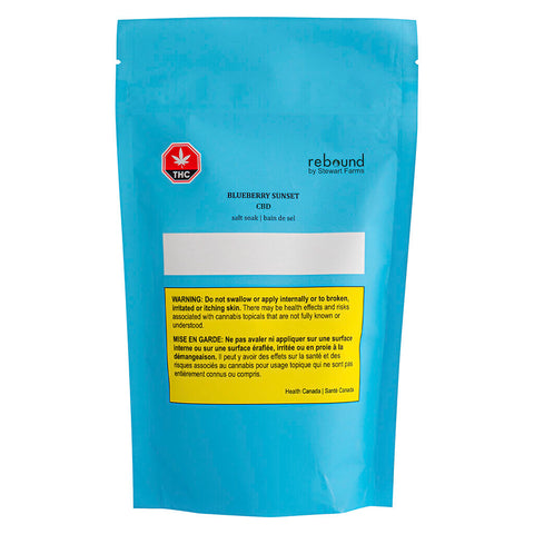 Photo Blueberry Sunset CBD Salt Soak