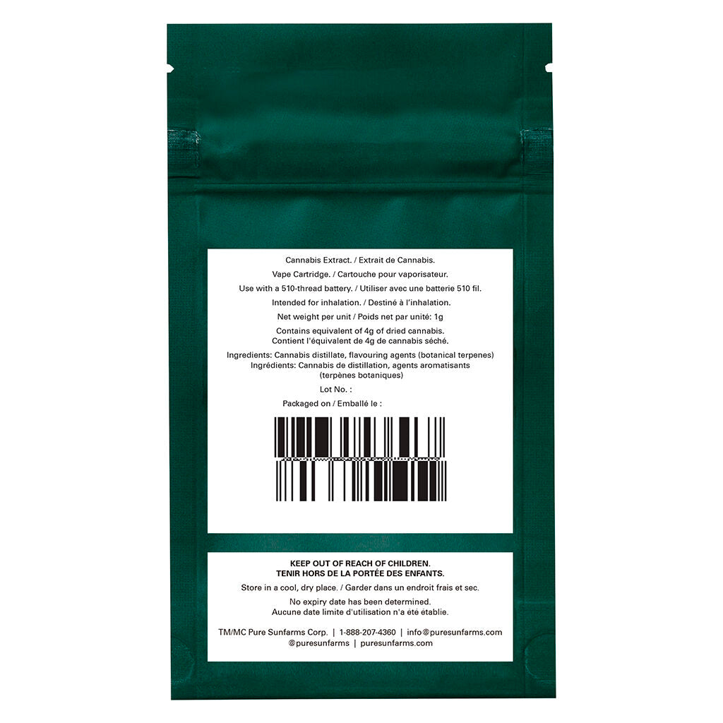 Sour Strawberry High THC 510 Thread Cartridge - 