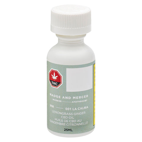 Photo MM 001 LA CALMA LEMONGRASS GINGER CBD OIL