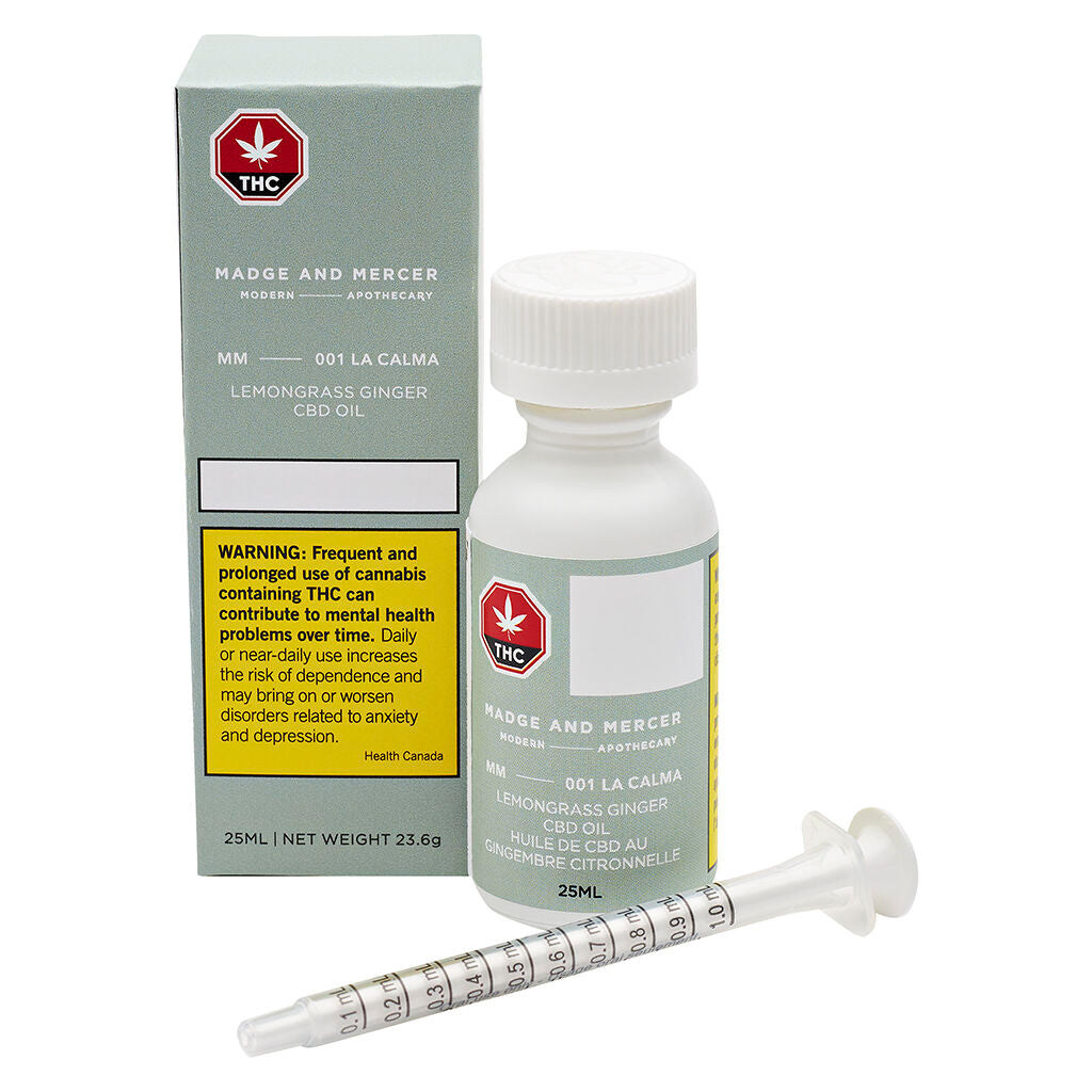 MM 001 LA CALMA LEMONGRASS GINGER CBD OIL - 