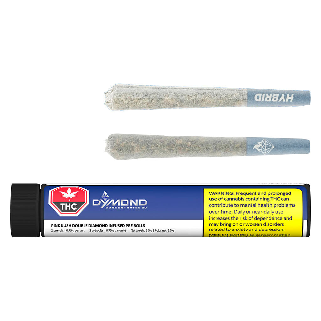 Pink Kush Double Diamond Infused Pre-Rolls - 