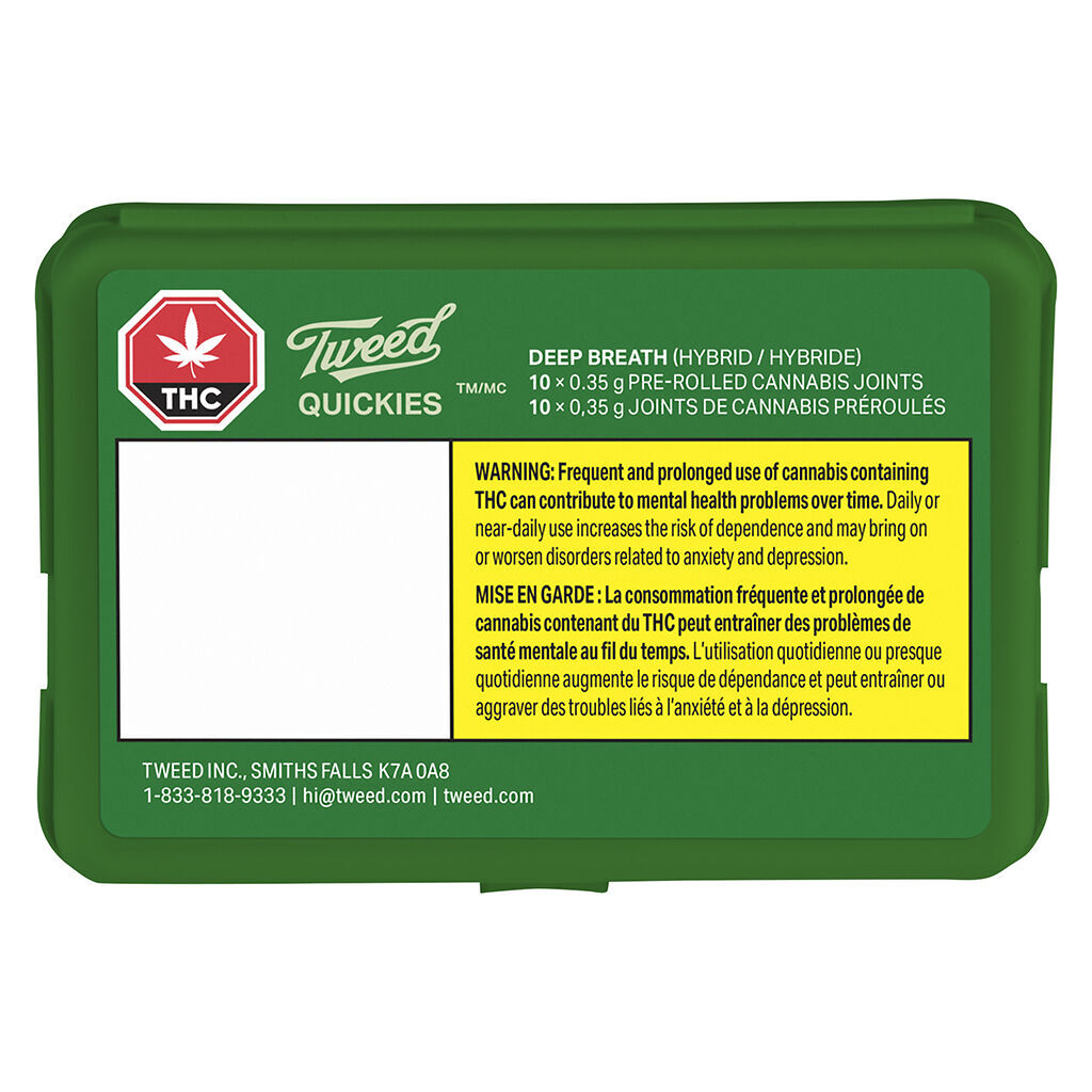 Quickies Deep Breath Pre-Rolled Joints - 