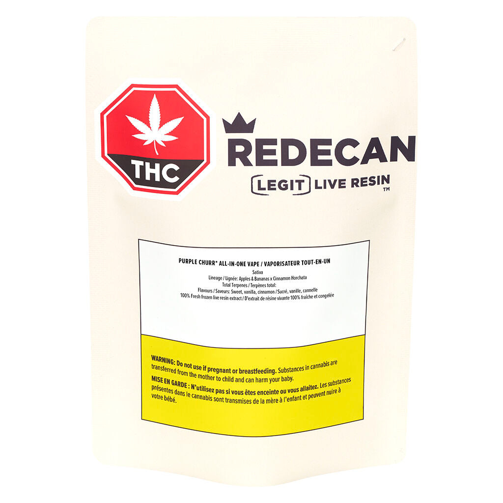 Legit Live Resin Purple Churr* All-in-one Vape - 