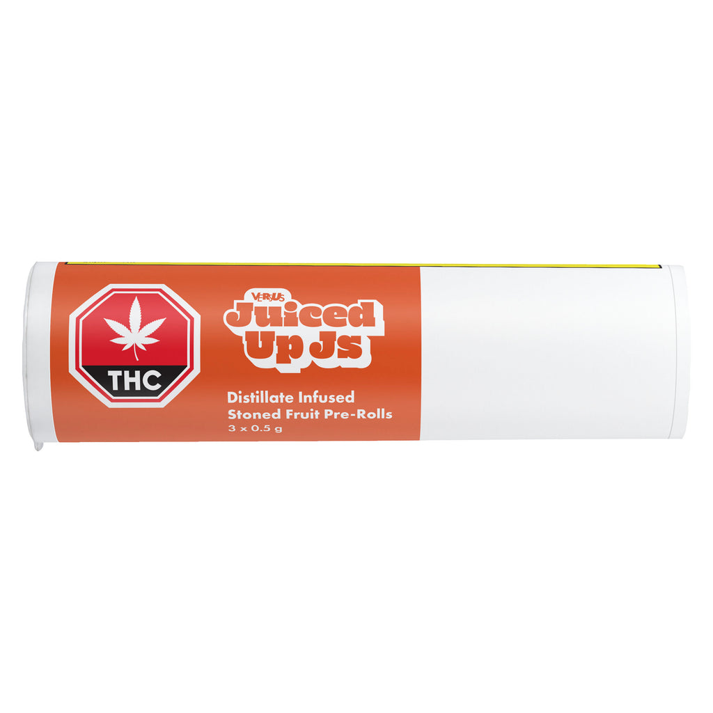 Distillate Infused Stoned Fruit Juiced Up Js Pre-Roll - 
