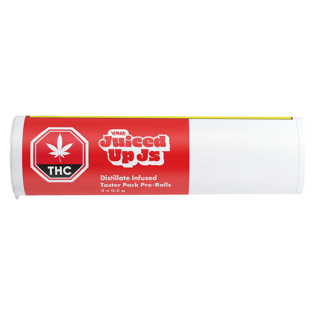 Distillate Infused Taster Pack Juiced Up Js Pre-Rolls - 