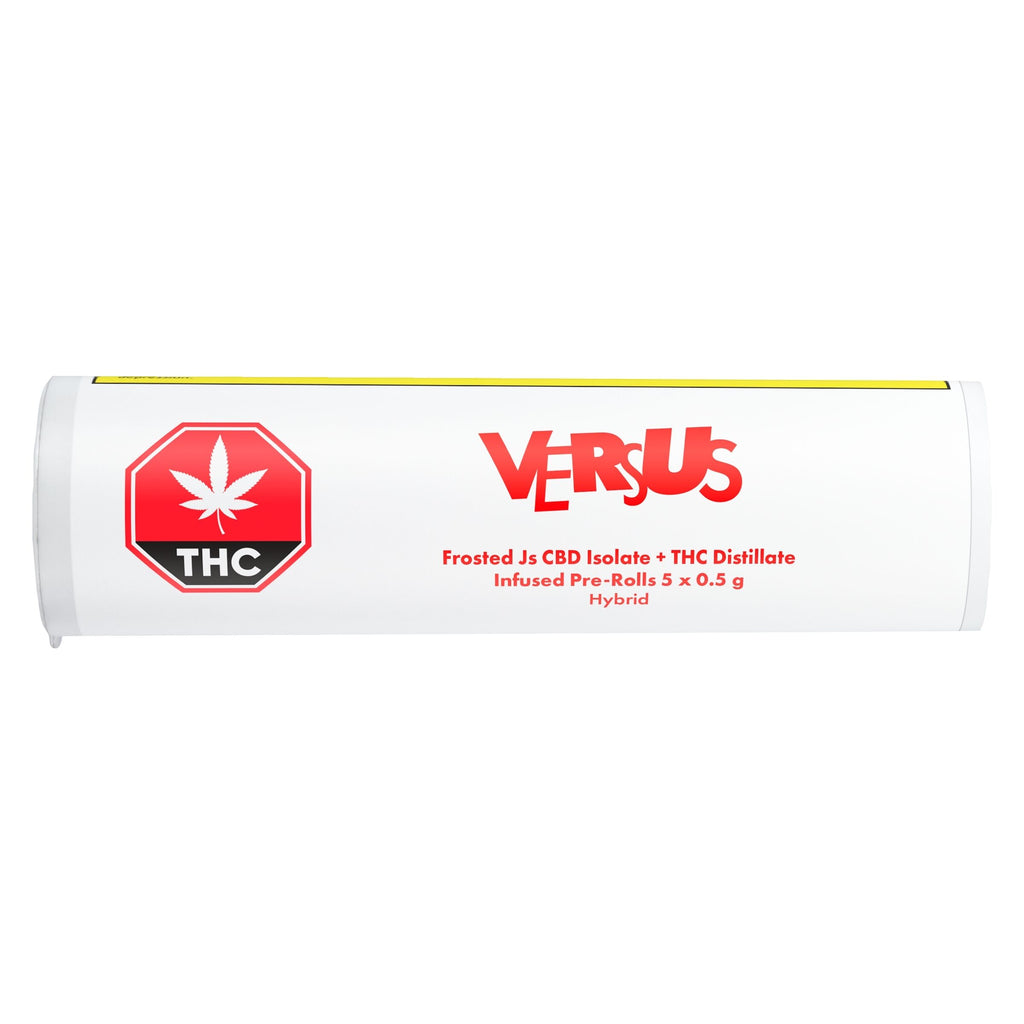 Frosted Js CBD Isolate + THC Distillate Infused Pre-roll - 