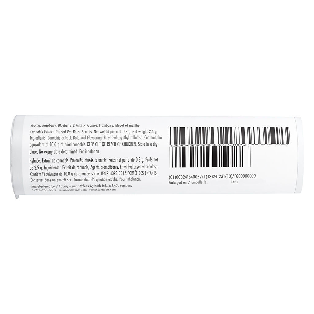 Frosted Js CBD Isolate + THC Distillate Infused Pre-roll - 