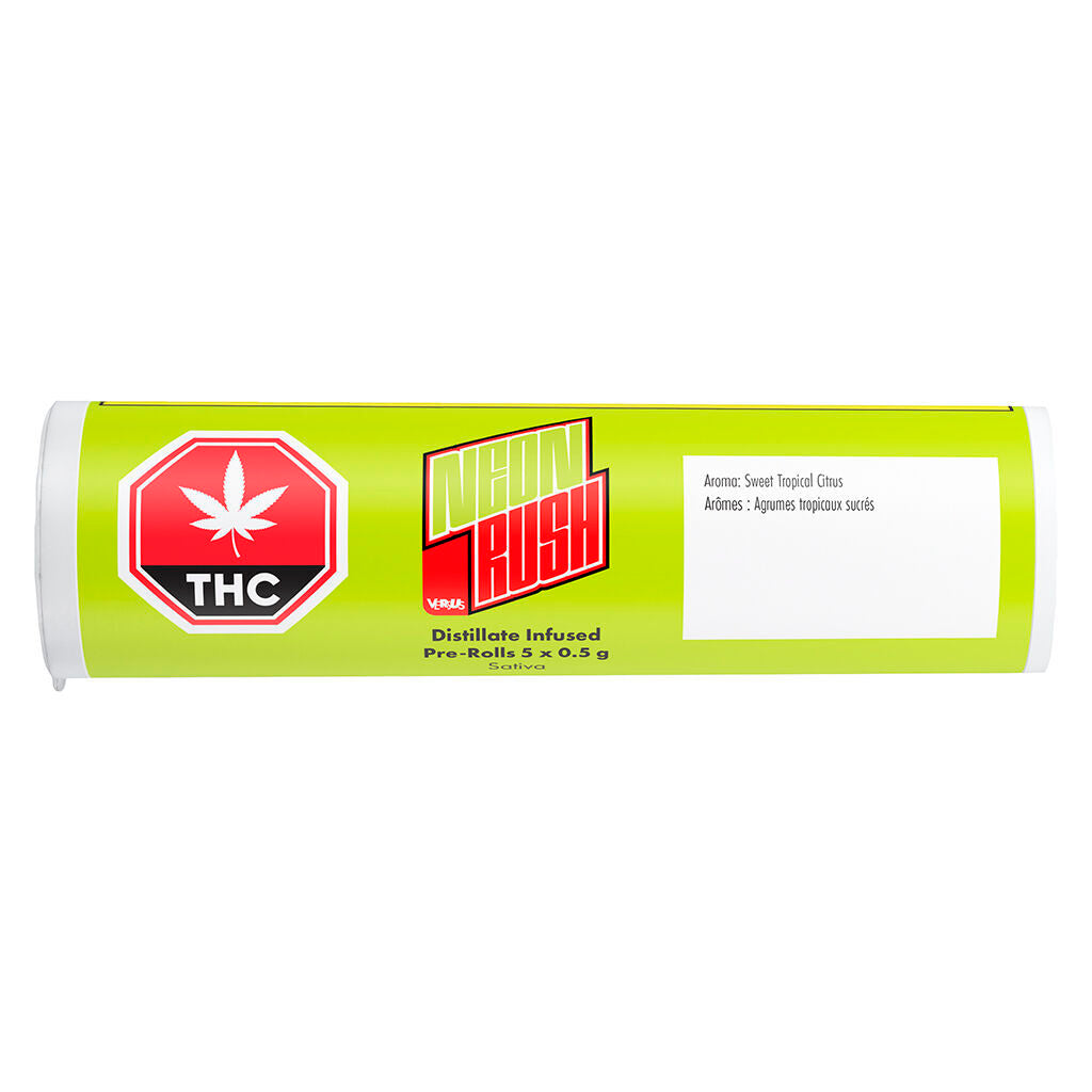 Neon Rush Distillate Infused Pre-roll - 