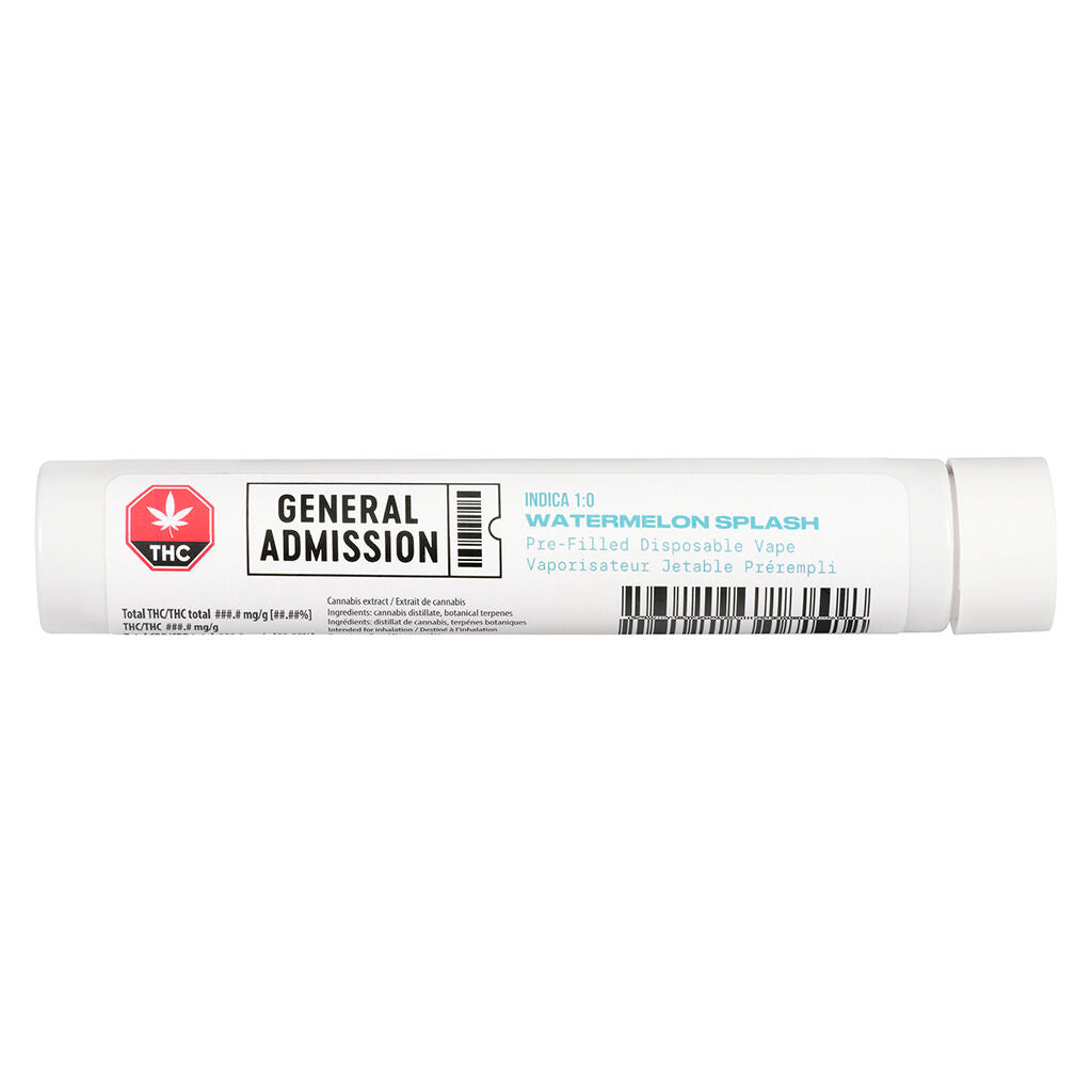 Watermelon Splash Indica 1:0 Disposable Pen - 