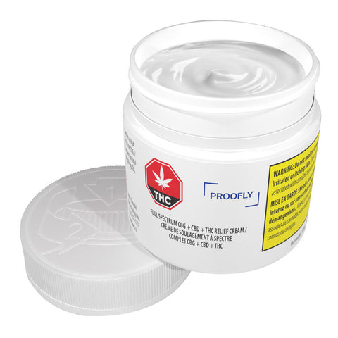 Photo Full Spectrum CBG + CBD + THC Relief Cream