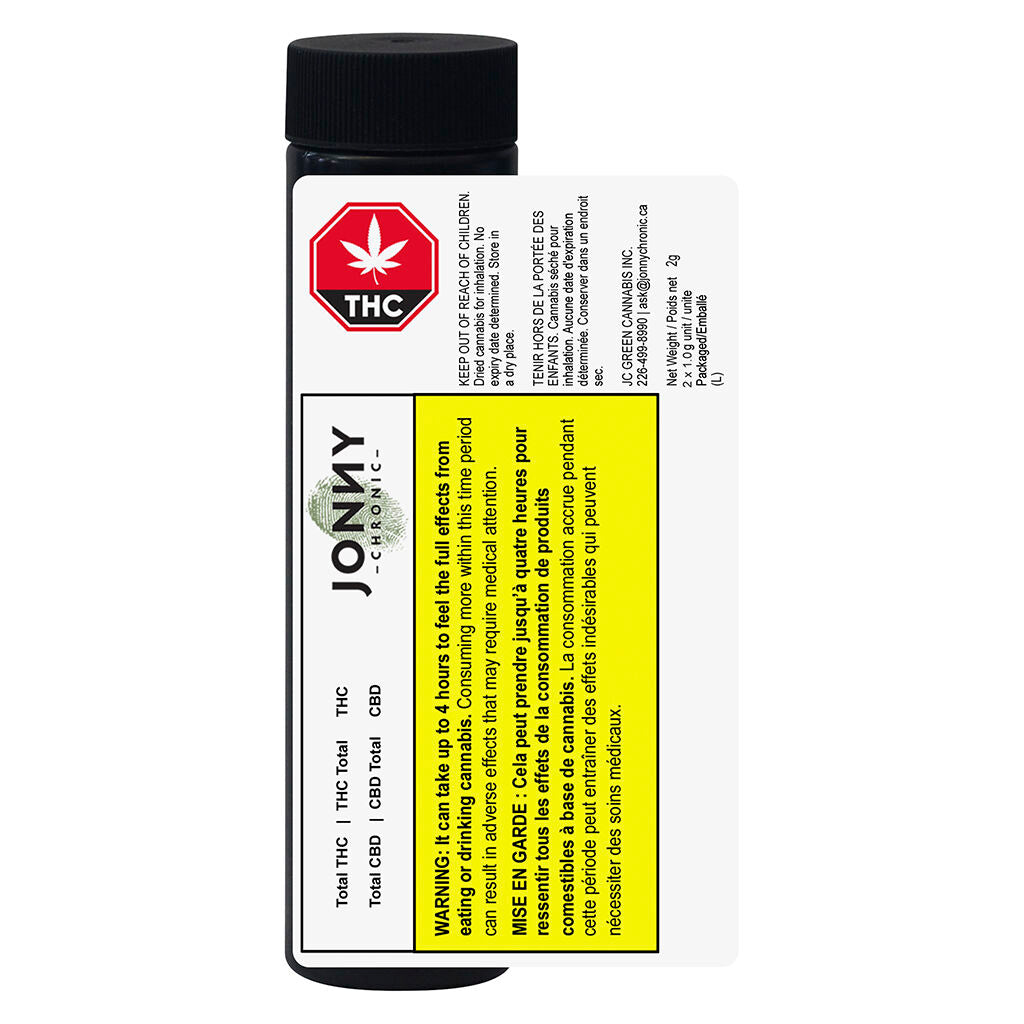 Jonny's Stash - Rotating Indica Reefers - 