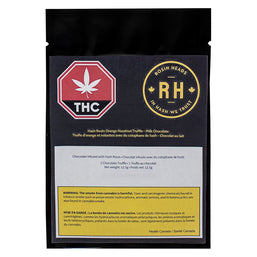 Photo Hash Rosin Orange Hazelnut Truffle - Milk Chocolate