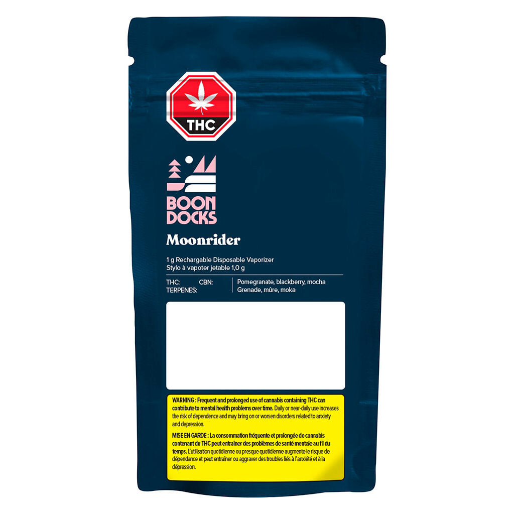 Moonrider THC with CBN Blackberry & Hazelnut All-in-One - 