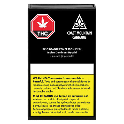 Photo BC Organic Pemberton Pink Pre-Roll