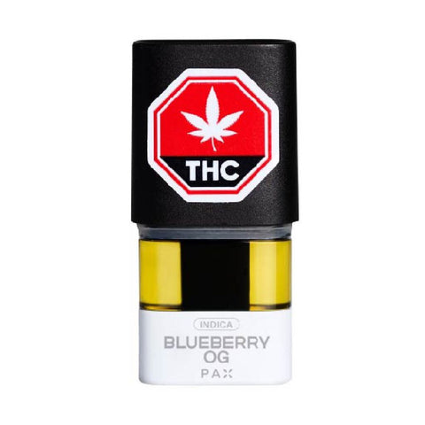 Photo Blueberry OG Live Rosin PAX Era Pod