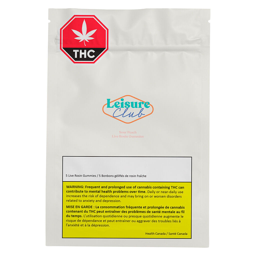 Live Rosin Sour Peach Soft Chews - 