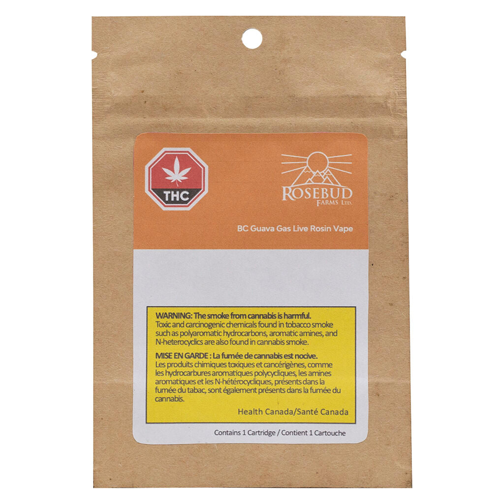 BC Guava Gas Live Rosin 510 Thread Cartridge - 