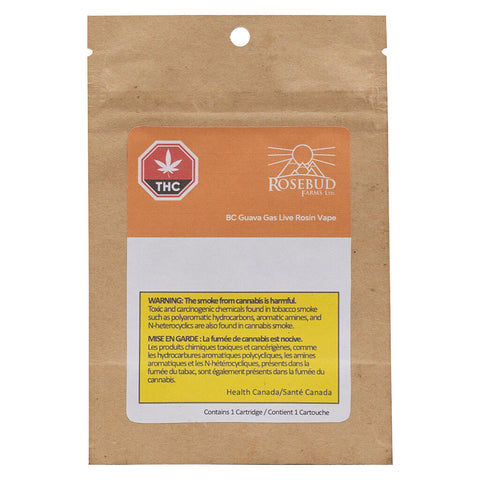 Photo BC Guava Gas Live Rosin 510 Thread Cartridge