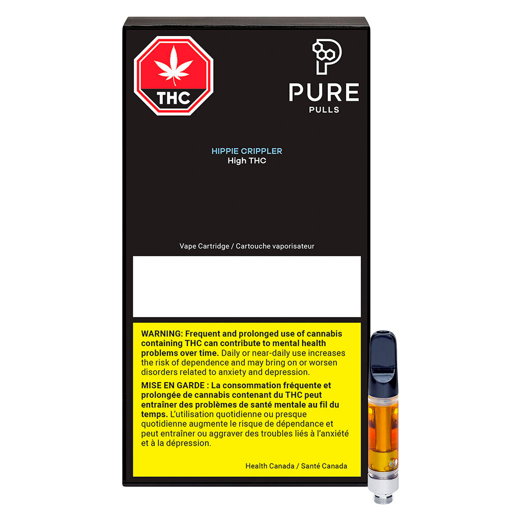 Pure Pulls High THC Hippie Crippler 510 Thread Cartridge - 