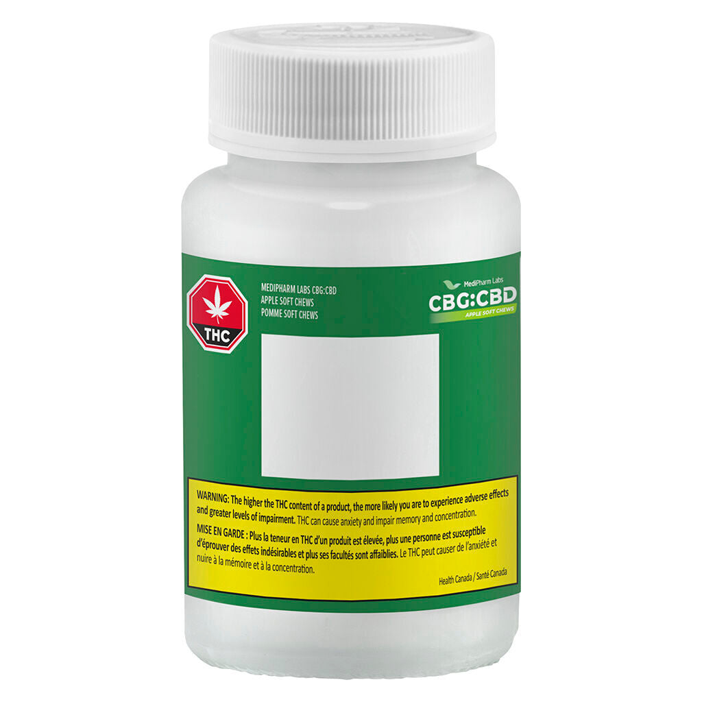 CBG:CBD Apple Soft Chews - 