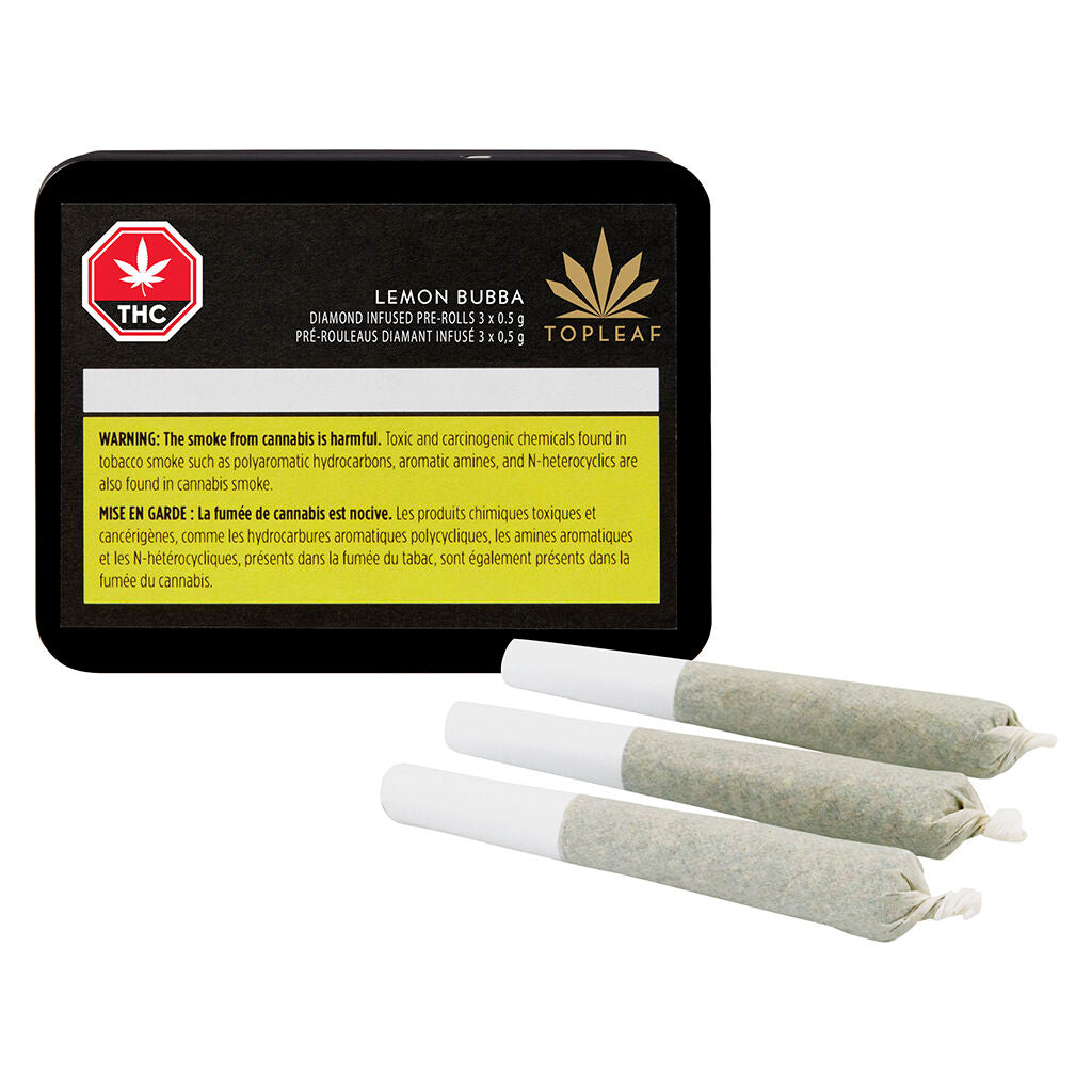 Lemon Bubba Diamond Double Infused Pre-Roll - 