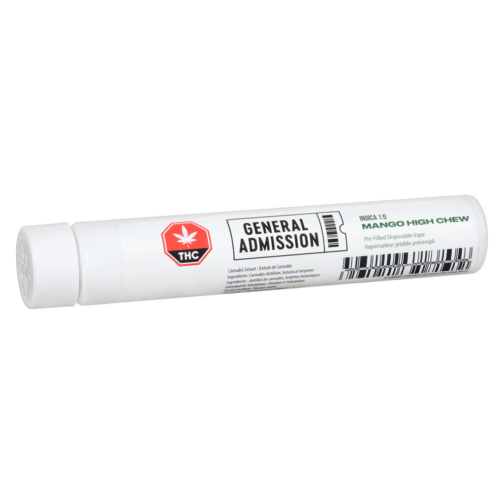 Mango High-Chew Indica 1:0 Disposable Pen - 