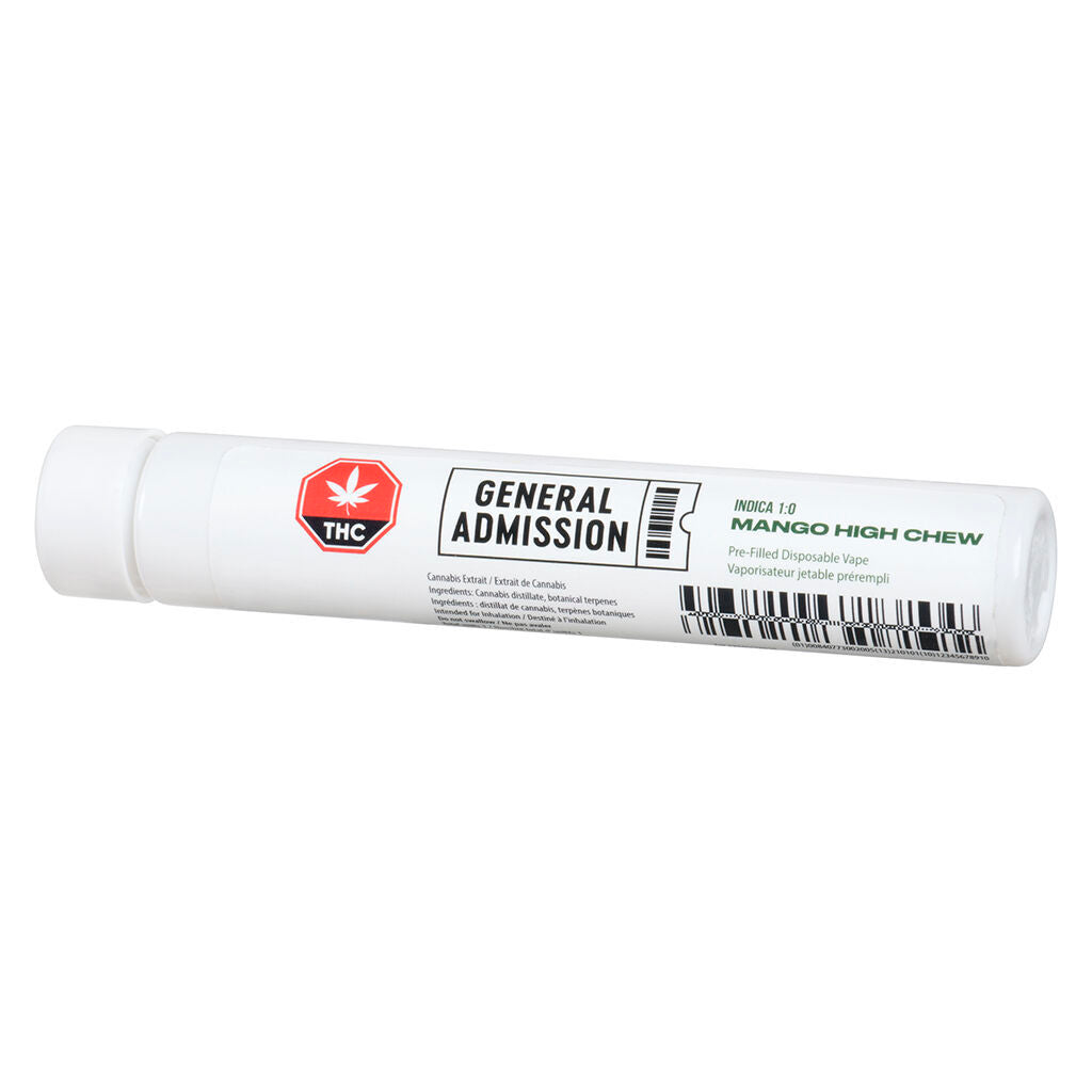 Mango High-Chew Indica 1:0 Disposable Pen - 